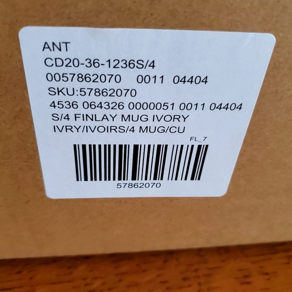 Set of 4, Anthropologie Finlay mugs - Picture 10 of 10